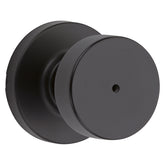 Kwikset Signature Series 730PSK RDT 514 Privacy Door Lockset, Pismo Design, Knob Handle, Matte, Zinc, Black